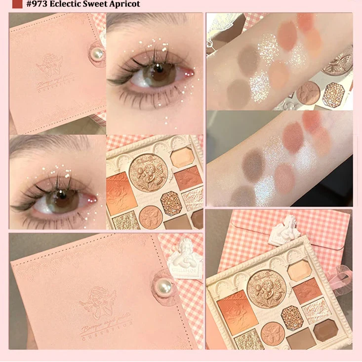 CHEERFLOR – Angel Gallery Series Embossed Makeup Palette (Shade CFR973) ✨