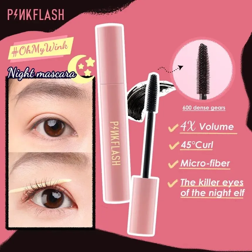 PINKFLASH - Oil-Proof Curl Day & Night Mascara-2 types