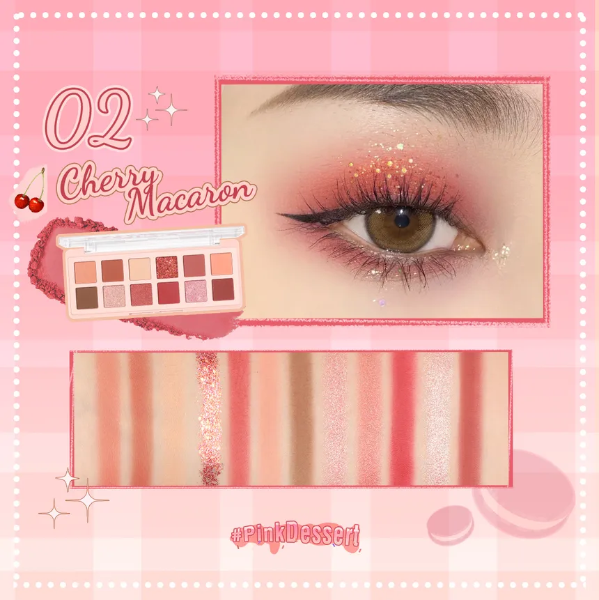 PINKFLASH - Pro Touch Eyeshadow Palette-Cherry