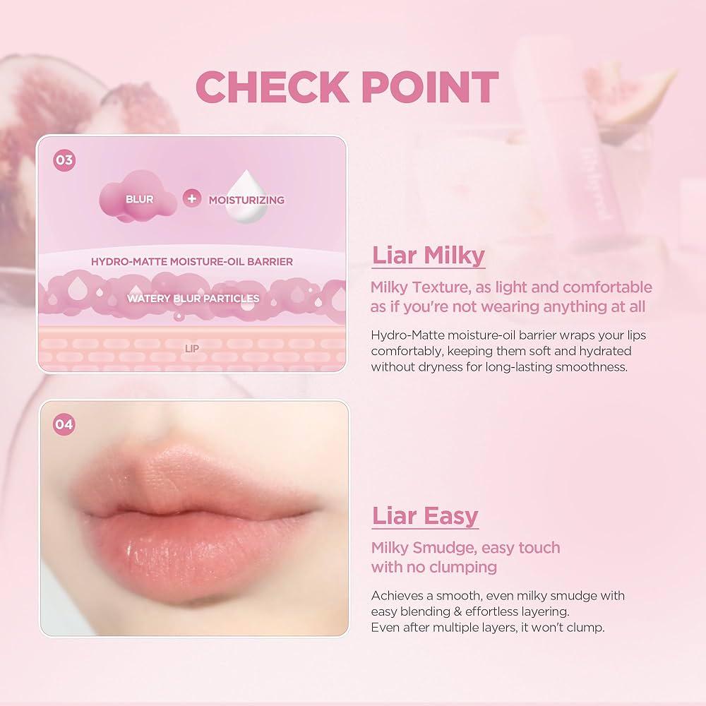 lilybyred - Sweet Liar Milky Tint Mixtape Edition-#05 Honey Grapefruit Crepe