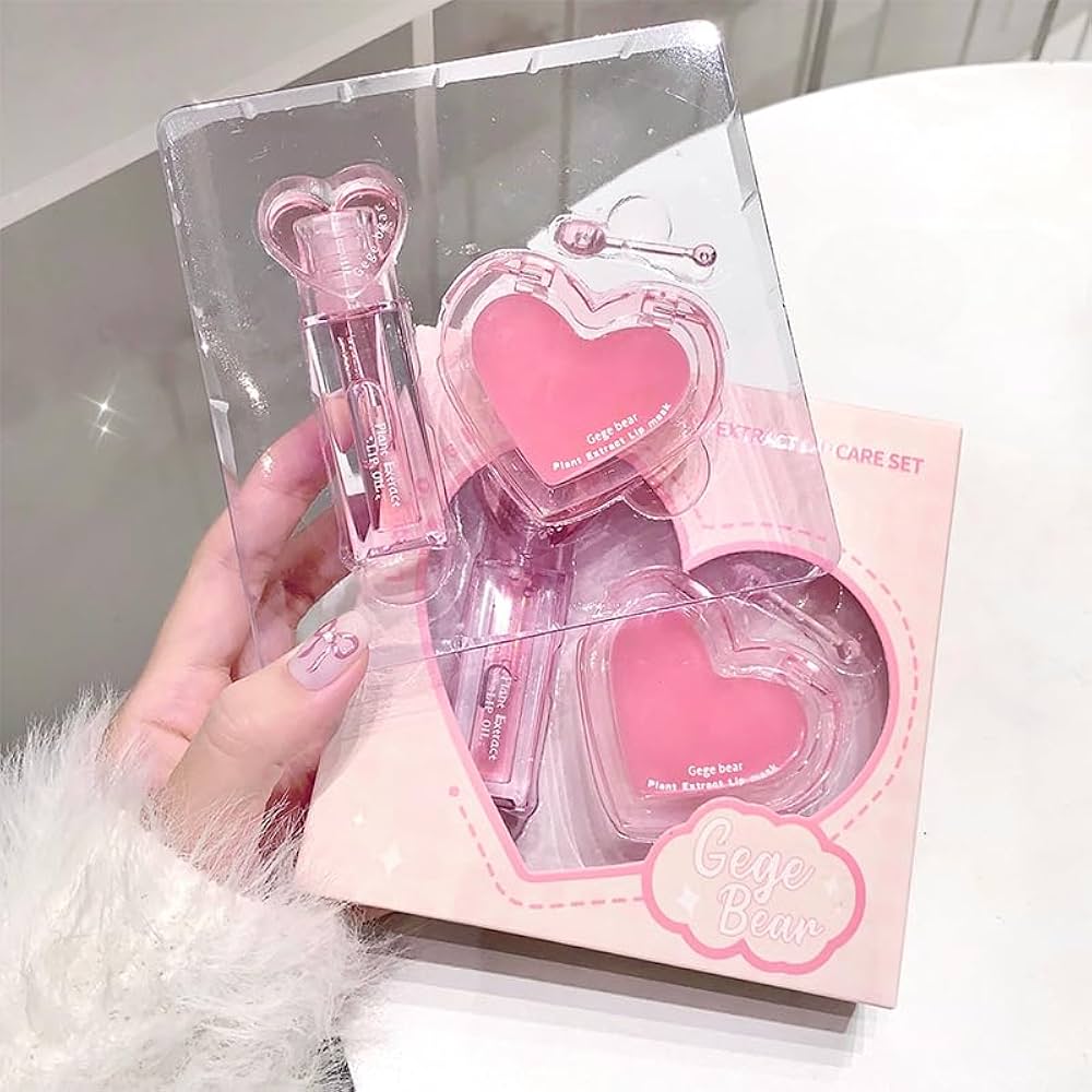 Gege Bear - Set of 2: Plant Extract Lip Care Set