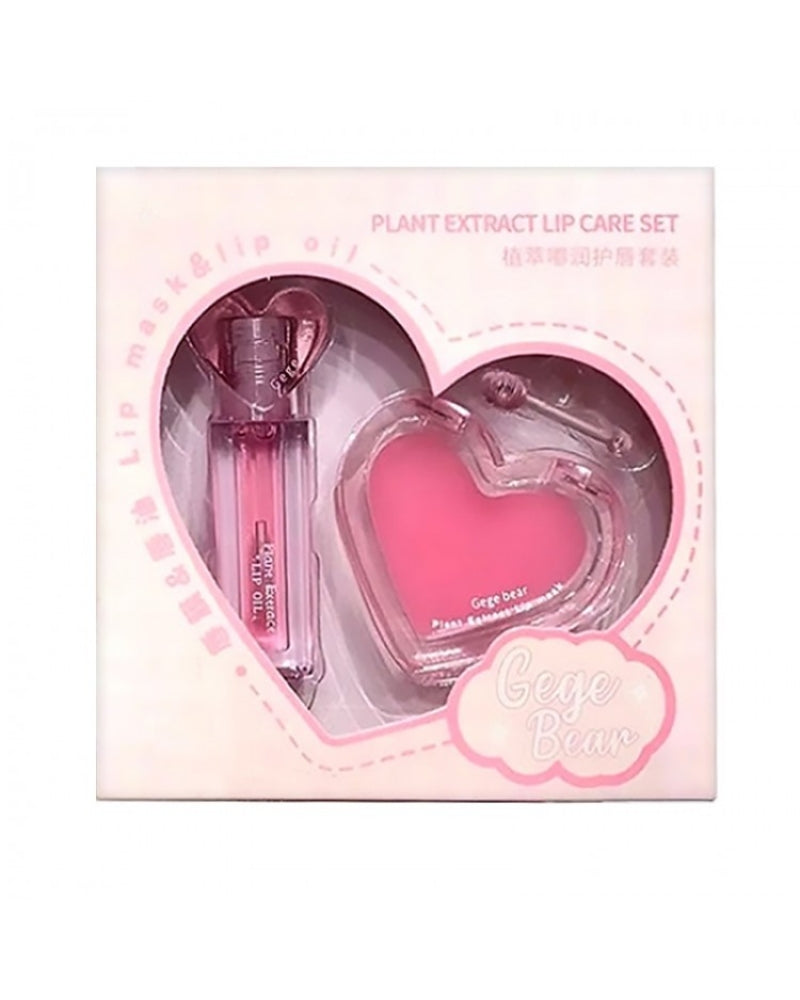 Gege Bear - Set of 2: Plant Extract Lip Care Set – Glowbae