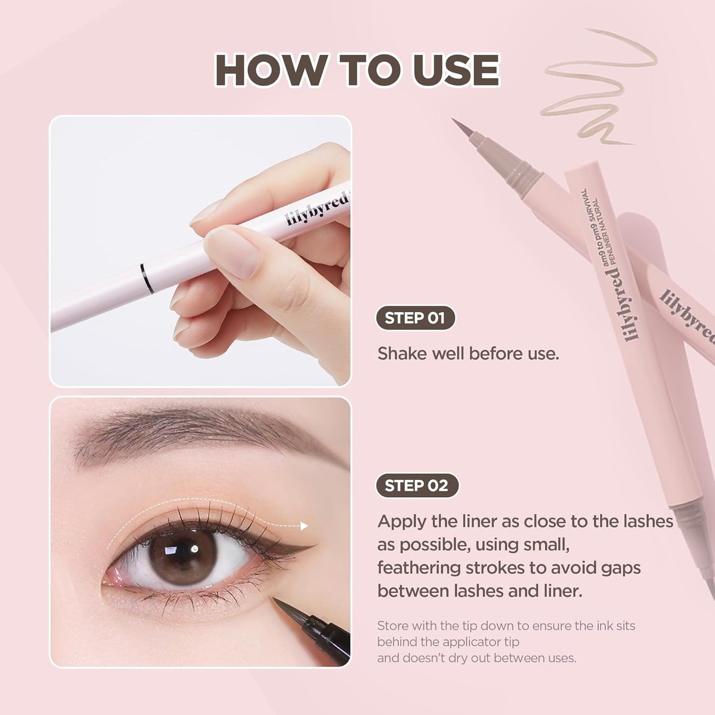 lilybyred - Am9 to Pm9 Survival Penliner Natural-#2 Ash brown