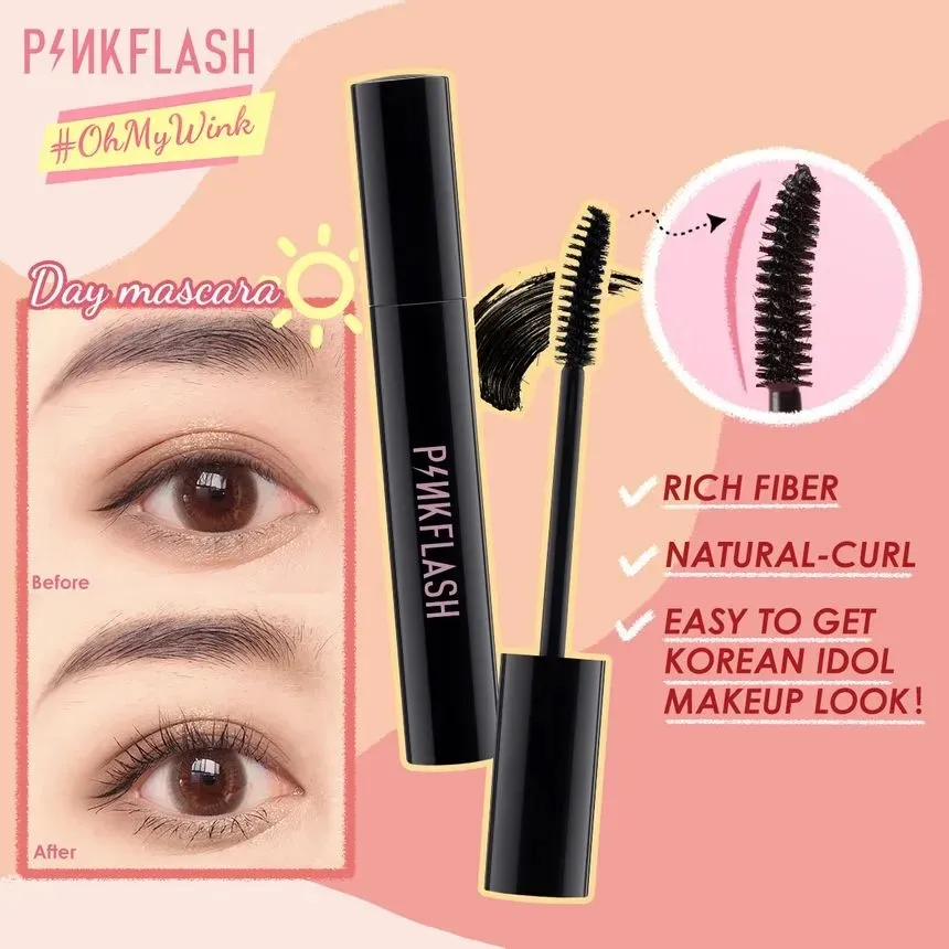 PINKFLASH - Oil-Proof Curl Day & Night Mascara-2 types