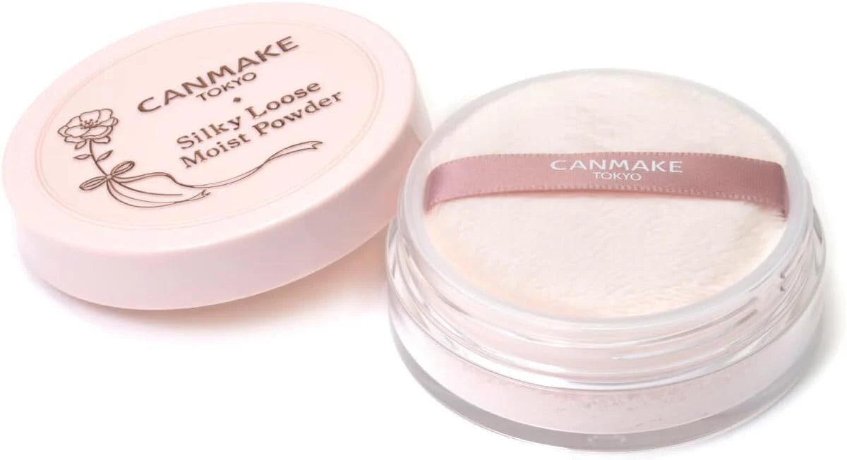 Canmake - PINK Silky Loose Moist Powder SPF 23 PA++ (shade P01 Luster Pink)