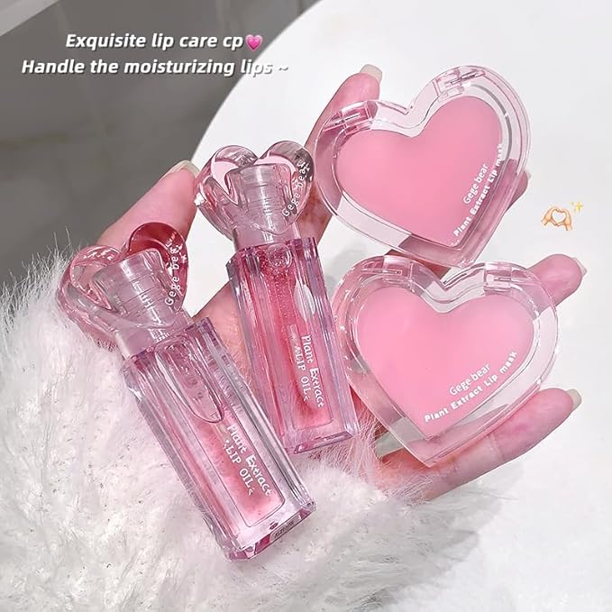 Gege Bear - Set of 2: Plant Extract Lip Care Set – Glowbae