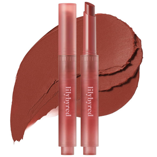 lilybyred Milky Blur Fondue Bar, Multi-Use Lip & Cheek Stick -#05 Pomegranate in Chocolate